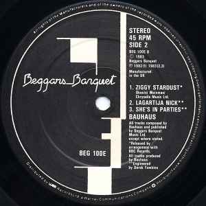 Bauhaus – The Singles 1981-1983 - Imagen 2